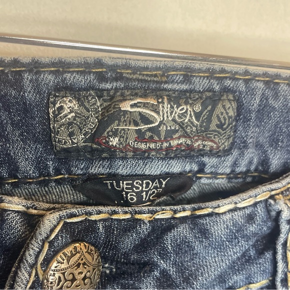 Silver Tuesday 17 1/2, low rise slim bootcut jeans - Picture 15 of 16